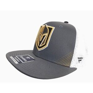 Vegas 🏒 Golden Knights Fanatics Authentic Pro A-Frame Rink Adjustable mesh Hat